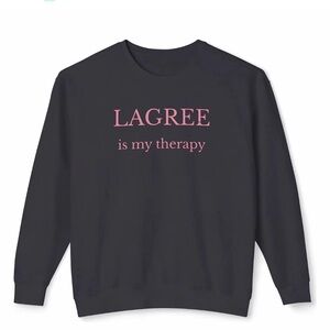 Black Lagree Crewneck Sweatshirt